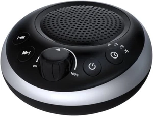 White Brown Noise Machine 30 Soothing Sounds Baby Kids Adults Sleep Timer Travel - Picture 1 of 6