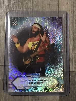 2021 Topps WWE Wrestling Elias  #39 Holo  Foil board sparkle Parallel SP - Image 1 of 2