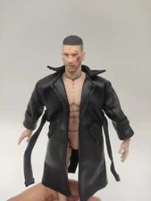 Black 1/12 Scale Long Coat male  for 6" figure Doll