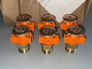 6 Victaulic V3401 Upright Sprinkler SR 8.0K Brass 155F S342ACS510- NEW - Picture 1 of 9