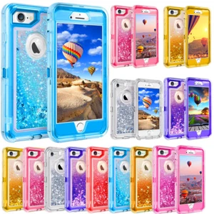 Lot For Iphone 6 Plus Liquid Glitter Defender Case (Clip fits Otterbox) - Photo 1 sur 7