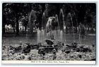 C1910's Maid Of The Mist Gilette Park Water Fountain Tomah Wisconsin Wi Postcard