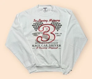 Sudadera De Colección Dale Earnhardt Tribute Cuello Redondo Pequeña Y2K Años 2000 NASCAR De Colección - Imagen 1 de 4