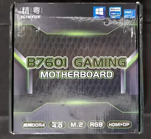 Placa madre para juegos JginYue B760i formato ITX LGA 1700 BLANCA *Sin E/S* - Imagen 1 de 5