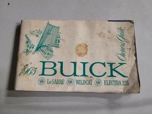 1965 Buick LeSabre, Wildcat, Electra Owner's Manual - Picture 1 of 2