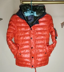 C🔆 Rare DUVETICA Down Coat Jacket Boy Girl 8-10Y/O Puffer Hood High Quality - Picture 1 of 22