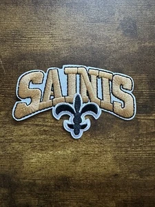 New Orleans Saints NFL Iron/Sew On Embroidered Clothing Patch New Free Shipping - Picture 1 of 5