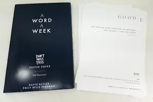 A Word a Week Set Old Testament Butler Freeman 52 Posters Series Mormon LDS - Picture 1 of 12