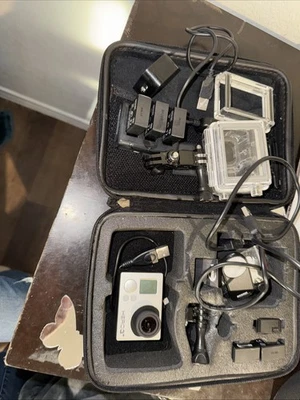 GoPro Hero 3 Black Edition Video Camera with Accessories - Image 1 of 4