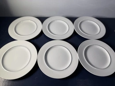 Pratos de Pão Royal Copenhagen Fajance 3066 – Conjunto de 6 Aros Azuis Dinamarca Excelente - Imagem 1 de 4