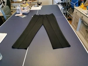 NEW MENS CHARLES WILSON BLACK DRESS TROUSERS Waist 34inch short, slim fit - Picture 1 of 20