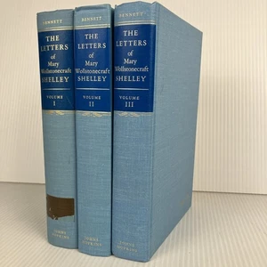 Las Cartas de Mary Wollstonecraft Shelley 3 volúmenes completos HC 1980 - Imagen 1 de 16
