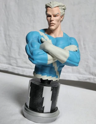 QUICKSILVER BLUE MINI-BUST - MARVEL - BOWEN DESIGNS - LIMITED #2082 / 3000 Foto 1 de 4