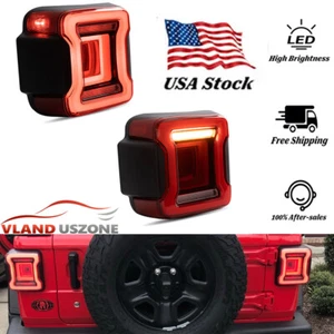 VLAND Led Tail lights with Dynamic Animation Fot JEEP Wrangler JL JLU 2018-2020 - Picture 1 of 21