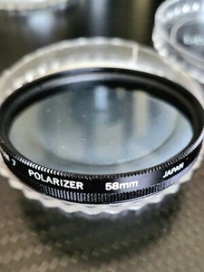 PROMASTER SPECTRUM 7 Polarizer Optical Linear 58mm Circular Filter - JAPAN - Picture 1 of 3