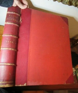 Paris Illustre Illustrie 1889 Bound Magazines - Picture 1 of 12