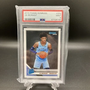 2019-20 Panini Donruss Ja Morant #202 RC PSA 9 Mint Grizzlies - Picture 1 of 12