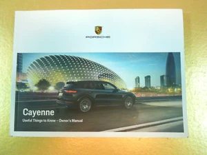 Porsche Cayenne S GTS 2022 híbrido eléctrico manual del propietario híbrido navegación información - Imagen 1 de 4