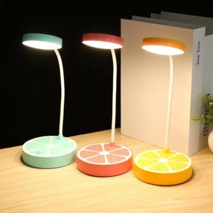 360 degree LED Study Light Table Home Decor Yellow Lemon Battery USB Touch Contr - Picture 1 of 12