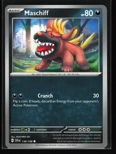 MASCHIFF Scarlet & Violet #136 SVI(NM+)(PKM) - Picture 1 of 1