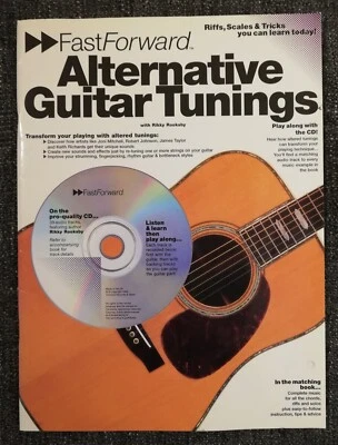Fast Forward Alternative Guitar Tunings by Rikky Rooksby + CD (Rare book,2000) - Image 1 of 4