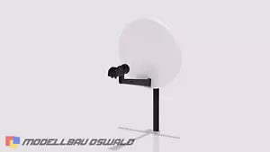 1:18 Moos 3d Druck Diorama Zubehör - FEI Satellitenschüssel - Bild 1 von 4