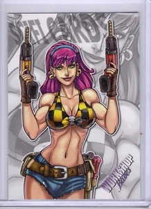 Workshop Babes Scifi Cards Exclusive Promo 5FINITY Limited to 100 Made. - Picture 1 of 2