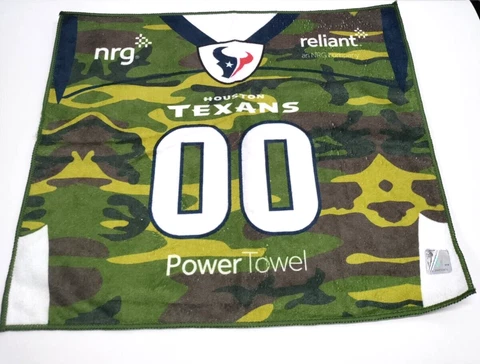 HOUSTON TEXANS NFL Power Towel Rally Towel Camo Cover