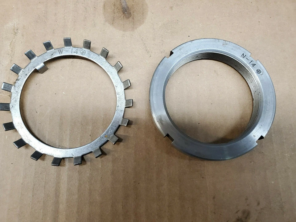 WHITTET HIGGINS N14 LOCKNUT & WASHER N-14