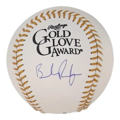 Brendan Rodgers Signed Rawlings Gold Glove Baseball (JSA) Astros & Rockies/ Inf. - Image 1 of 4