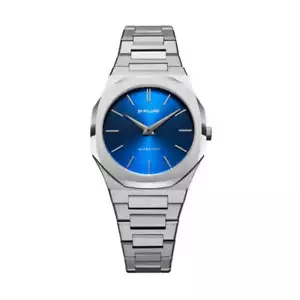 D1 Milano Ultra Thin Mini Geo D1-UTBL21 Women's Watch - Silver Stainless Steel, - Picture 1 of 4
