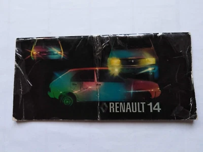 RENAULT  14  LIBRETTO USO MANUTENZIONE  EDIZIONE   07/1978    (731) - Immagine 1 di 4