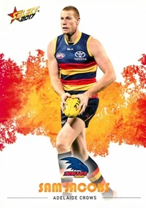 2017 ADELAIDE CROWS AFL Card SAM JACOBS - Picture 1 of 3