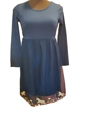 Unicorn Embroidered Girls Size 12 Party/Easter/Princess Dress - Image 1 of 4