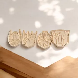 Set Of 4 Transformers Cookie Cutter Biscuit Fondant Cutter - Picture 1 of 1