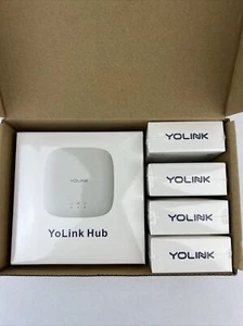 YoLink Water Leak Sensor - 4 Pack with Hub - NEW In Box - Picture 1 of 7