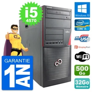 PC Tour Fujitsu Celsius W530 Core i5-4570 RAM 32Go Disque 500Go Windows 10 Wifi - Photo 1/7
