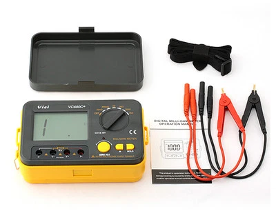 VICHY ACTectek VC480C+ 3 1/2 multimeter Digital Milliohmmeter with power supply