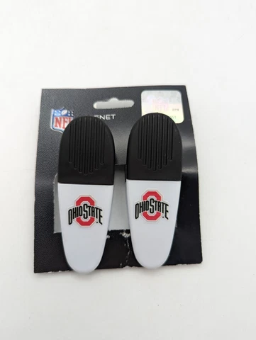 Ohio State Buckeyes Magnetic Chip Clip 2 Pack NCAA Bag Snack Treat Magnet OSU Cover