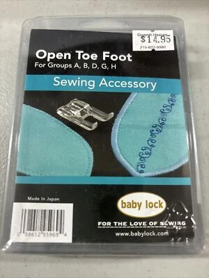 Baby Lock Open Toe Foot ESG-OT for Groups A, B, D, G, H - Image 1 of 2