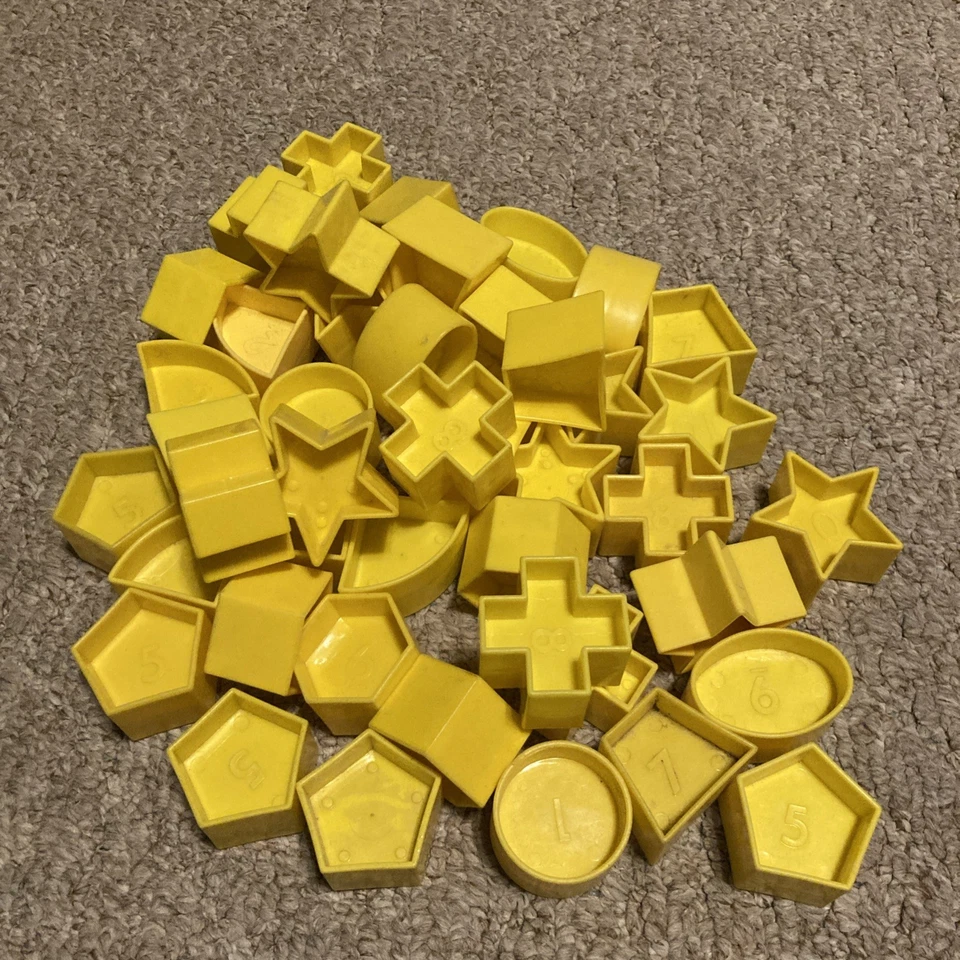 44 Tupperware TUPPERTOYS Shape O Ball Sorter Toy Replacement Pieces Lot - Image 1 of 1