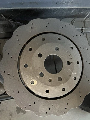 Lamborghini Huracan LP580, Rear Brake Rotor, Steel, Used, P/N 420615601J - Image 1 of 2