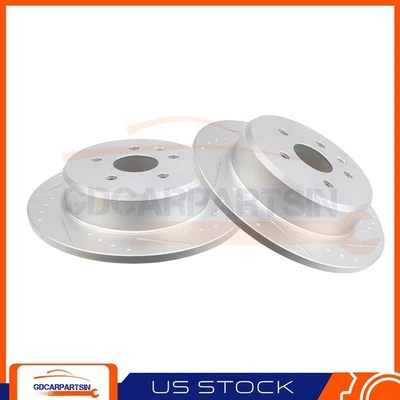 Rotores de disco trasero de freno ranurados para Lexus GS430 2001-2005 2002-2010 Lexus SC430 Foto 1 de 4