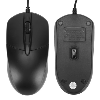 Wired Mouse 3‑Button Usb Port Ergonomic Gaming Office Optical Computer Accesso - Image 1 of 4