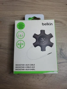 BELKIN ROCKSTAR AUDIO AUX HEADPHONE SPLITTER 5 JACKS 3.5MM SOUND BLK F8Z274BTBLK - Picture 1 of 4