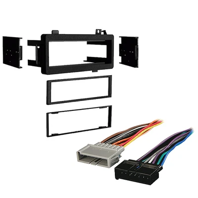 Fits Dodge Lancer 1986-1989 Single DIN Stereo Harness Radio Install Dash Kit - Image 1 of 3