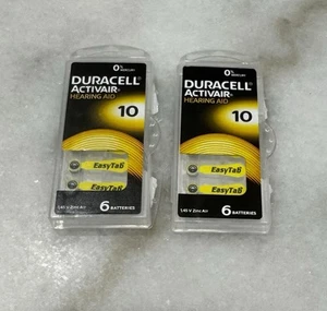Duracell Activair Hearing Aid Size 10/6 Batteries Pack Of 2 - Picture 1 of 1