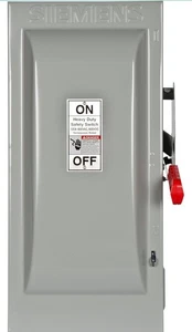 Siemens HNF363 100-Amp 3-polig 600 Volt 3 Draht nicht abgesichert Schwerlast Sicherheitsschalter - Bild 1 von 3