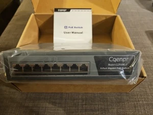 Cqenpr 8 Port Gigabit PoE Switch - Picture 1 of 8
