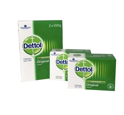 Dettol Antibacterial Original Soap 2 x 100g Twin Pack